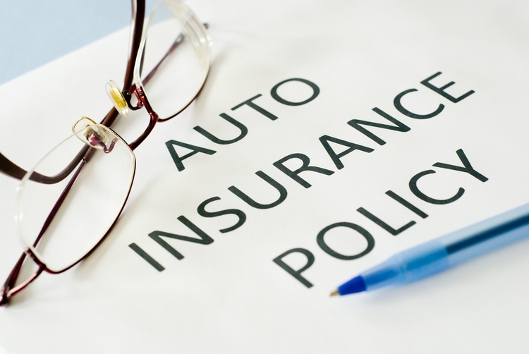 Car insurance policy paperwork
