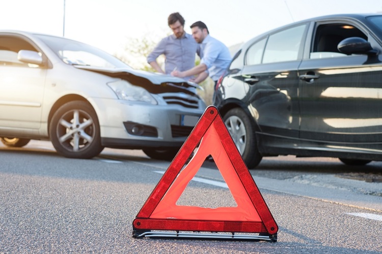 Two Men in Car Crash